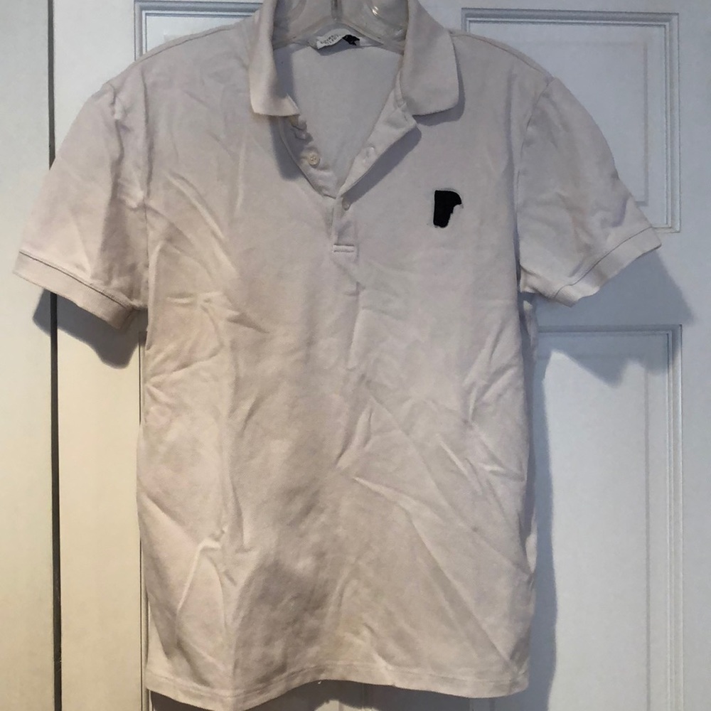 Versace white polo
